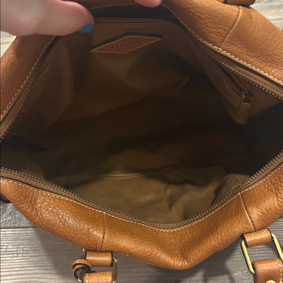 Fossil Vintage Kendall Brown Leather Bag - Picture 3 of 14